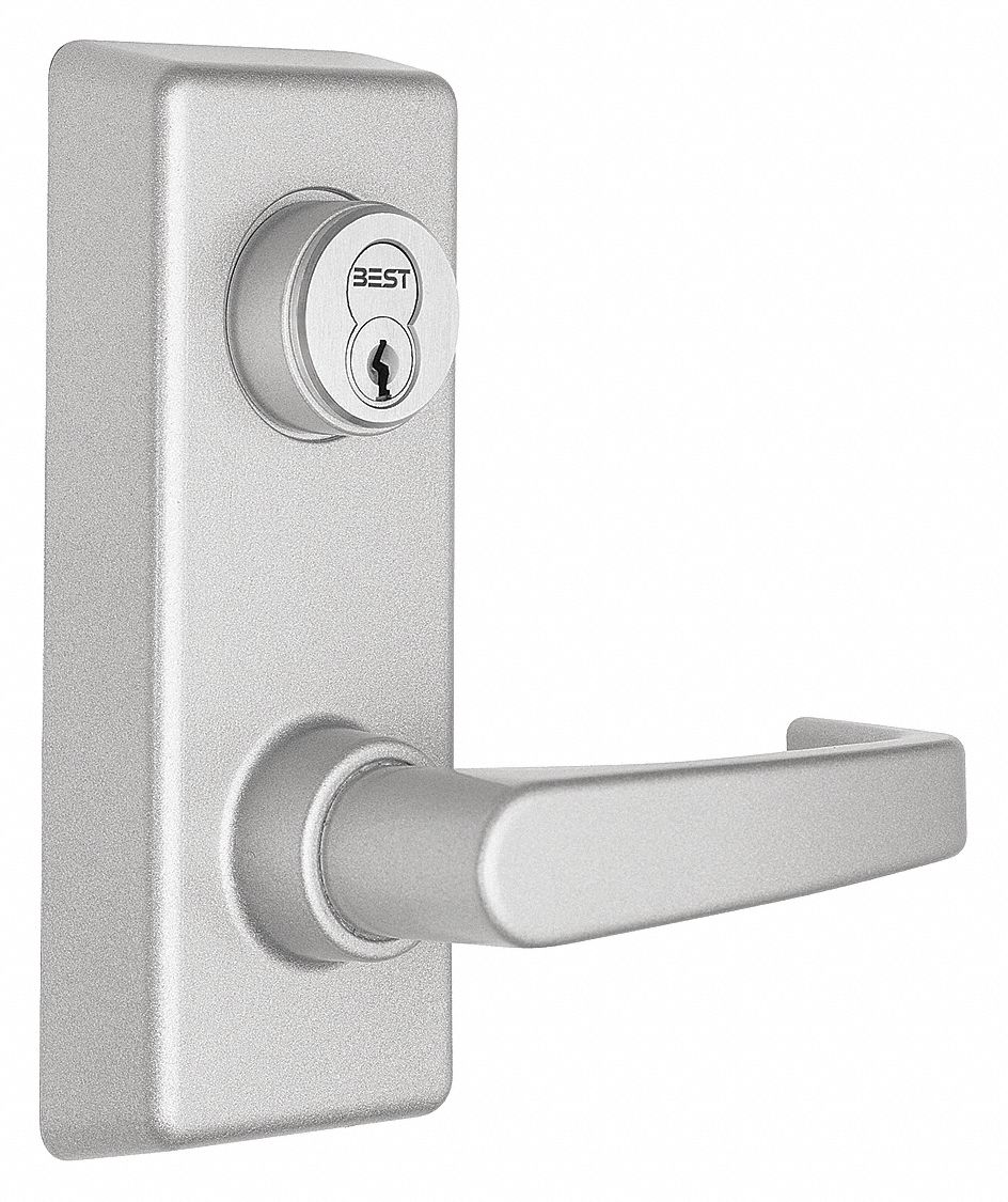 Key Retracts Latchbolt, 808 Series, Silver
