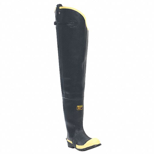 LACROSSE Hip Wader: Rigid Steel, Black, LACROSSE, 7, 1 PR - 35GT24 ...