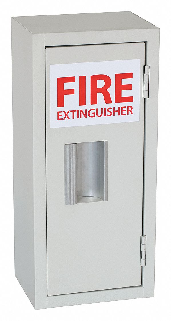 FIRE EXTINGUISHER CABINET,CREAM,STEEL