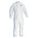 DISPOSABLE COVERALLS, SERGED SEAM, WHITE, A45, 2XL