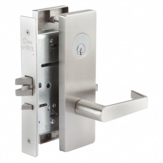 GRAINGER APPROVED Electrified Mortise Lock: Grade 1, Philadelphia, Satin  Stainless Steel, Different