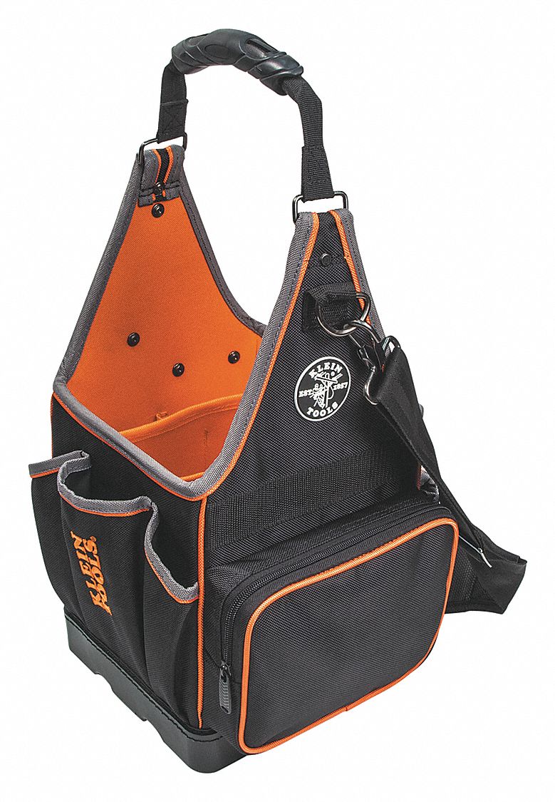PORTE-OUTILS,20POCHES,NOIR/ORANGE