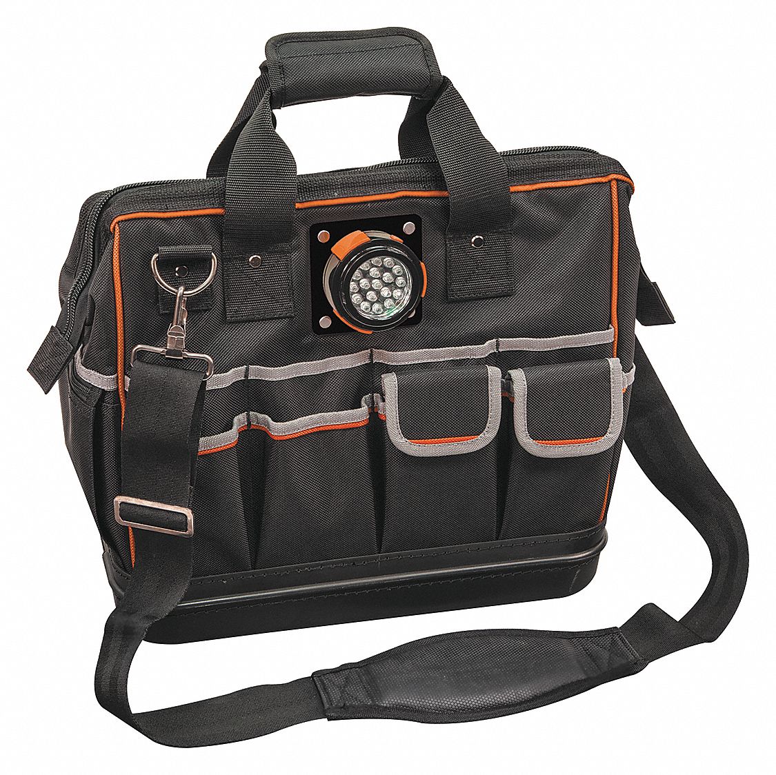 KLEIN TOOLS Bolsa para Herramientas Electricista 31 bolsillos Nylon  Balístico Negro - Bolsas y Mochilas para Herramientas - 35HU82