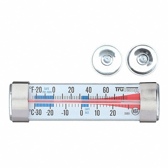 Tru Temp Refrigerator-Freezer Thermometer 