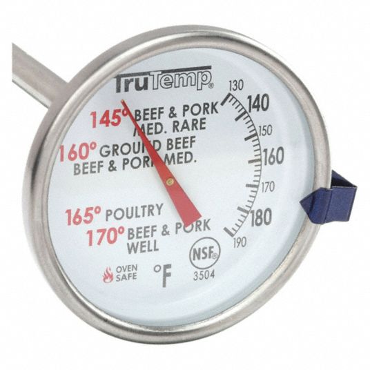 Taylor 3504 Meat Dial Thermometer - For Food