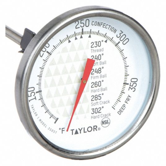 Taylor 6 Analog Candy Thermometer with 100 to 380 (F) 3505