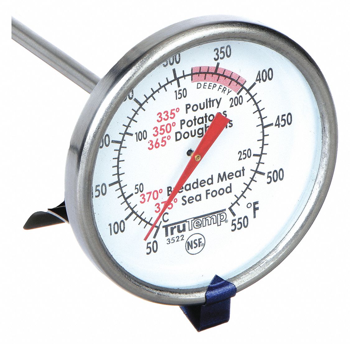 DEEP FRY THERMOMETER,50 TO 550F