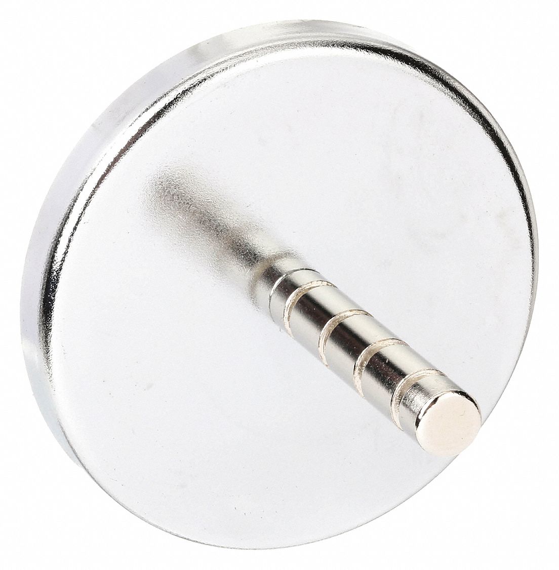 Hook: 57 lb Wt Capacity, 1 Hooks per Base, Silver, 1 Points per Hook