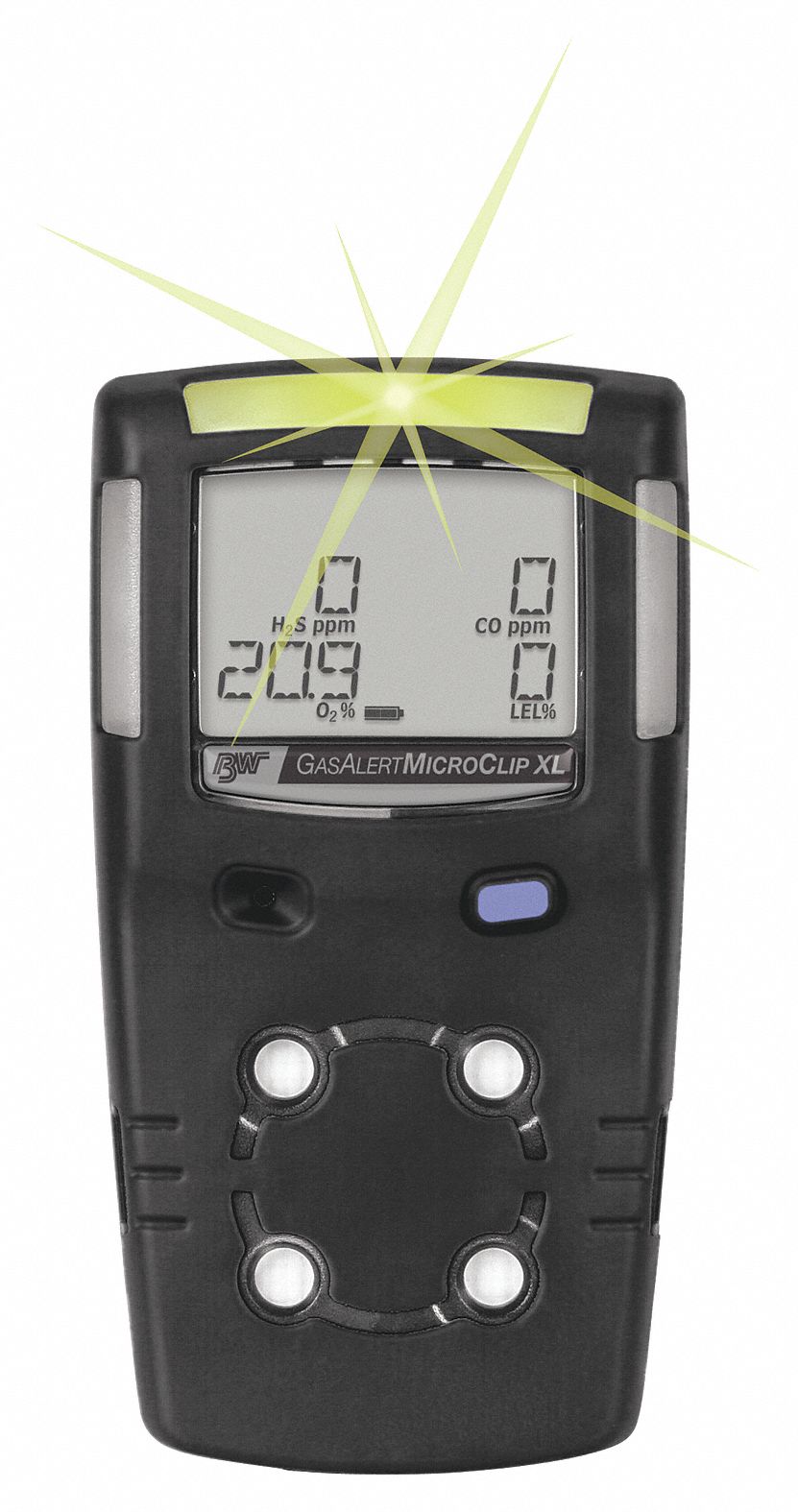 Black BW Technologies MCXL-FC1B Replacement Front Cover for Microclip XL Gas Detector 