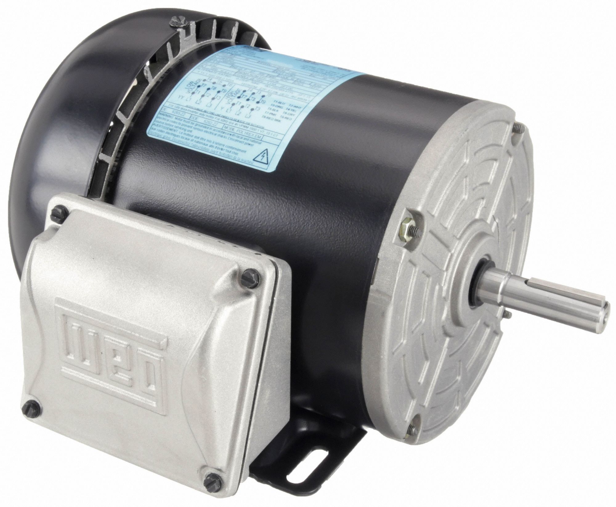 GP MOTOR,3-PH,TEFC,1/4 HP,1765 RPM,56