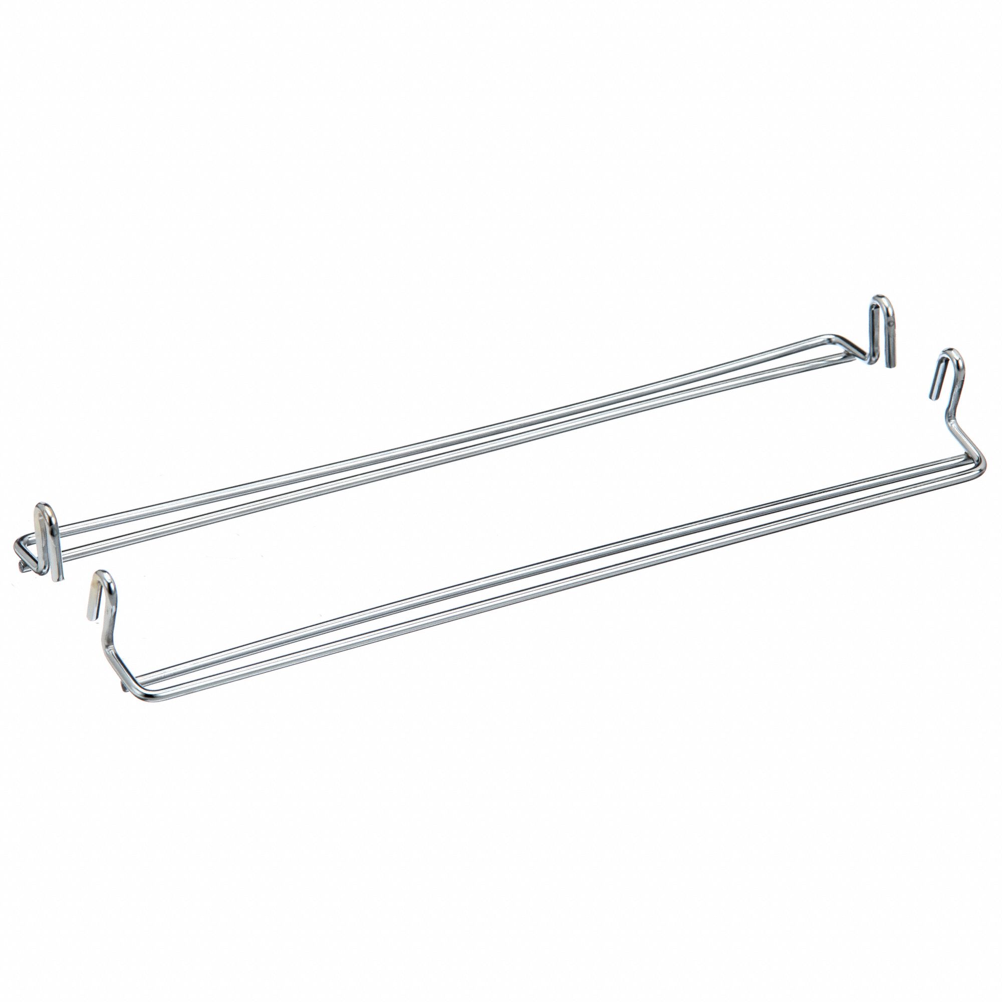 STACKING BRACKET, 11⅜ IN OVERALL L, FOR HANG AND STACK BIN TYPE, SILVER