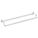 STACKING BRACKET, 14¼ IN OVERALL L, FOR HANG AND STACK BIN TYPE, SILVER