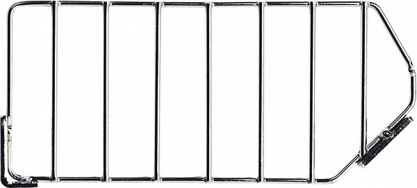 BIN DIVIDER, 4¾ IN X 2⅛ IN, SILVER