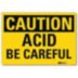 Caution: Acid Be Careful Signs