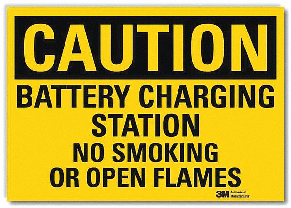 No Smoking Sign: Reflective Sheeting, Adhesive Sign Mounting, 10 in x 14 in Nominal Sign Size