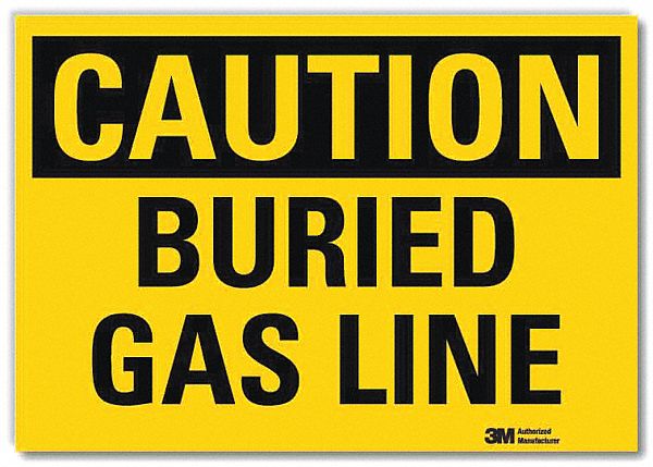 Caution Sign: Reflective Sheeting, Adhesive Sign Mounting, 10 in x 14 in Nominal Sign Size