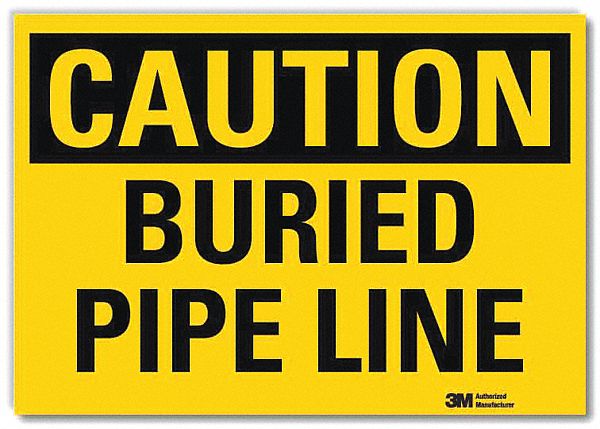 Caution Sign: Reflective Sheeting, Adhesive Sign Mounting, 10 in x 14 in Nominal Sign Size