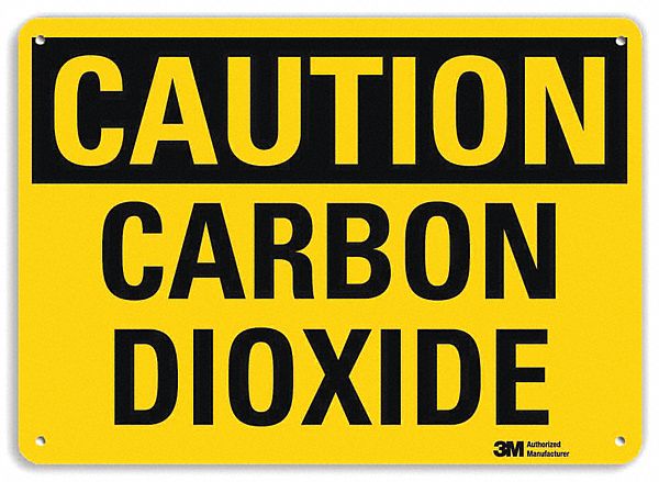 Caution Sign: Aluminum, Mounting Holes Sign Mounting, 10 in x 14 in Nominal Sign Size, 0.04 in Thick