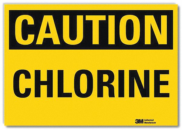 Caution Sign: Reflective Sheeting, Adhesive Sign Mounting, 10 in x 14 in Nominal Sign Size