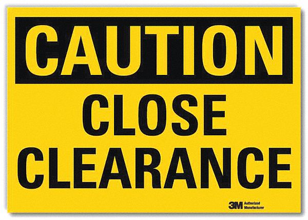 Safety Sign: Reflective Sheeting, Adhesive Sign Mounting, 7 in x 10 in Nominal Sign Size