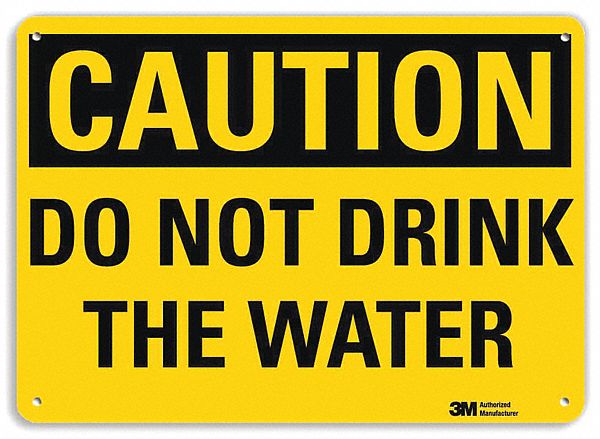 Safety Sign: Aluminum, Mounting Holes Sign Mounting, 7 in x 10 in Nominal Sign Size, Engineer Grade