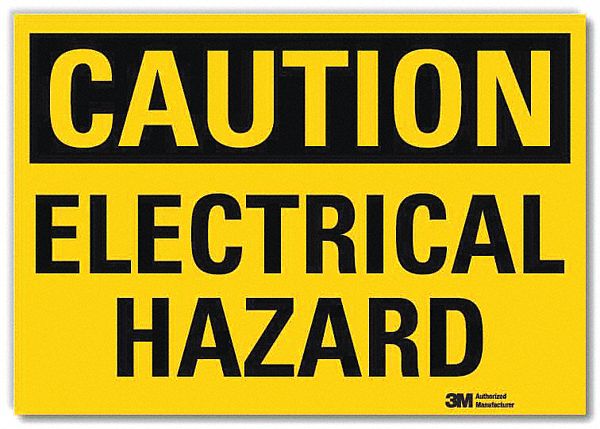 PANNEAU SECURITE,ELECTRICAL HAZARD,5POH