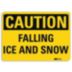 Caution: Falling Ice And Snow Signs