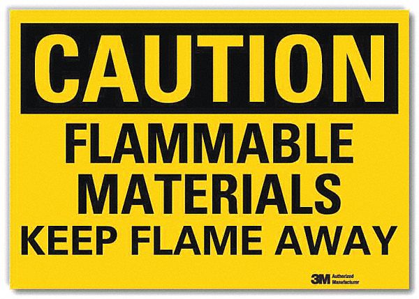 PANNEAU SECURITE,KEEP FLAME AWAY,14POLA