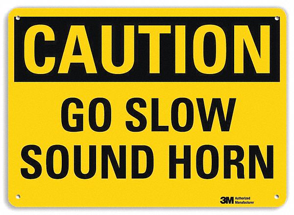 PANNEAU SECURITE,10X14PO,ALUMINIUM