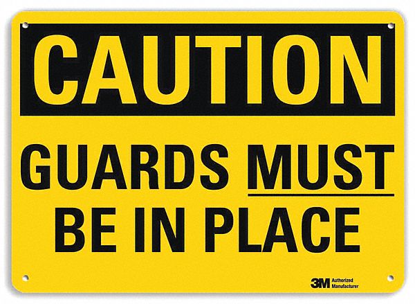 Safety Sign: Aluminum, Mounting Holes Sign Mounting, 7 in x 10 in Nominal Sign Size, Engineer Grade