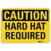 Caution: Hard Hat Required Signs