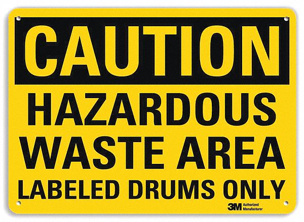 PANN SECURITE,HAZARDOUSWASTE AREA,10POH