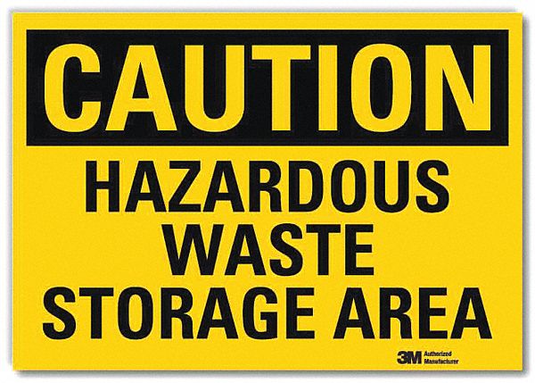 PANN SECURITE,HAZARDOUSSTORAGE AREA,5POH