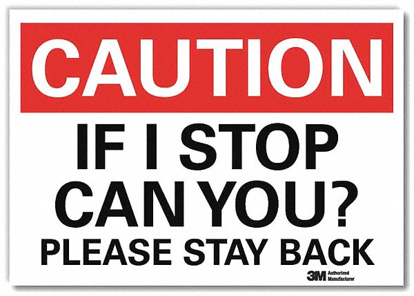 Reflective  Traffic Safety Label: Plastic, 5 in x 7 in Nominal Sign Size, Engineer Grade