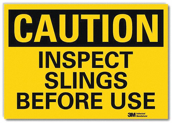Safety Sign: Reflective Sheeting, Adhesive Sign Mounting, 10 in x 14 in Nominal Sign Size