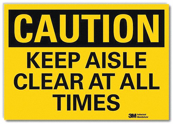 Safety Sign: Reflective Sheeting, Adhesive Sign Mounting, 7 in x 10 in Nominal Sign Size
