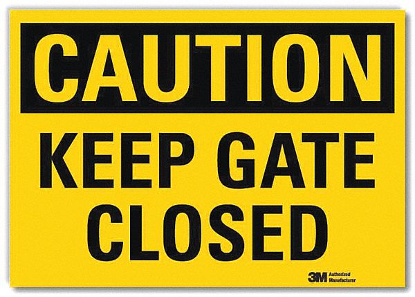 Safety Sign: Reflective Sheeting, Adhesive Sign Mounting, 7 in x 10 in Nominal Sign Size, Caution