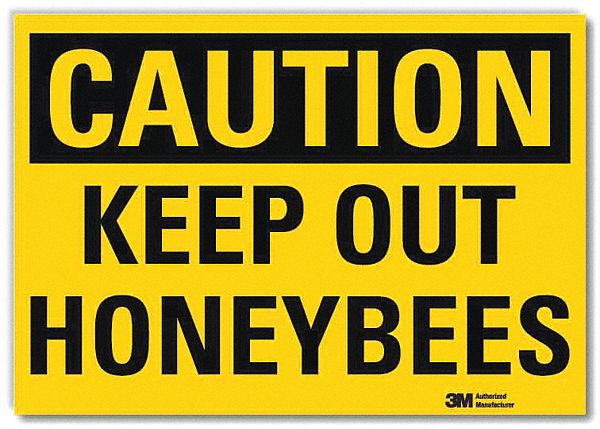 Safety Sign: Reflective Sheeting, Adhesive Sign Mounting, 7 in x 10 in Nominal Sign Size