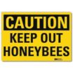 Caution: Keep Out Honeybees Signs