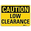 Caution: Low Clearance Signs image