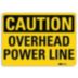 Caution: Overhead Power Line Signs