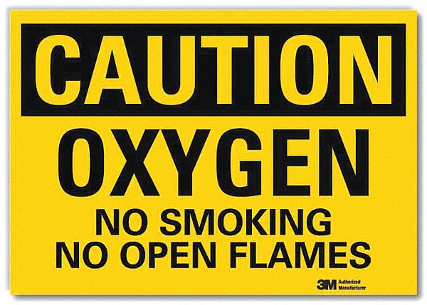 No Smoking Sign: Reflective Sheeting, Adhesive Sign Mounting, 10 in x 14 in Nominal Sign Size