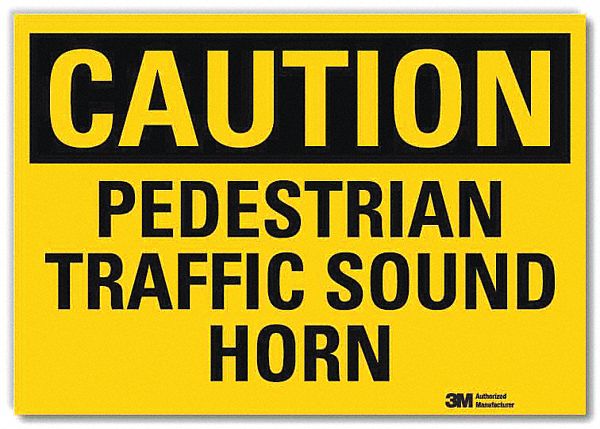 PANNEAU SECURITE,7X10PO,VINYLE