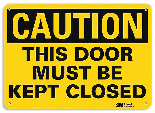 PNAU SCRTE,DOORS MUST BE CLOSED,ANGLAIS