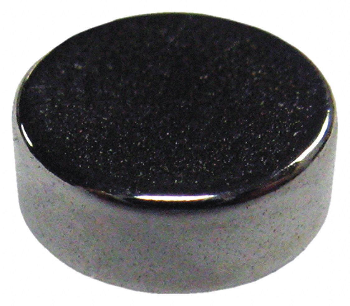 Rare Earth Magnet: Neodymium, 21/64 in Outside Dia, 0.12 in Thick, Disc Magnet, 35