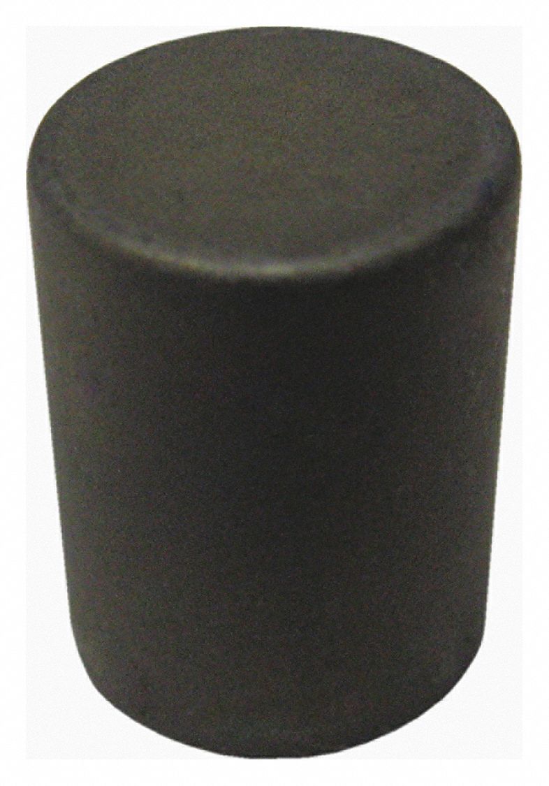 Rare Earth Magnet: Neodymium, 3/8 in Outside Dia, 0.5 in Thick, Disc Magnet, 35