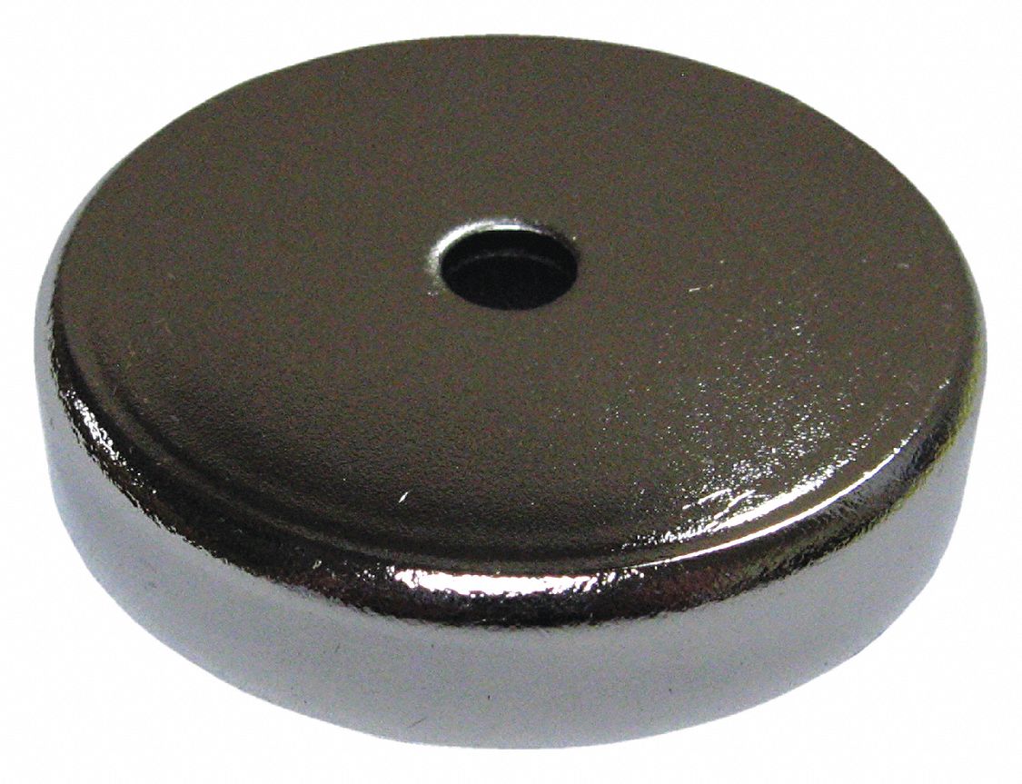 DISC MAGNET,STEEL,14 LB.,9/32 IN. L