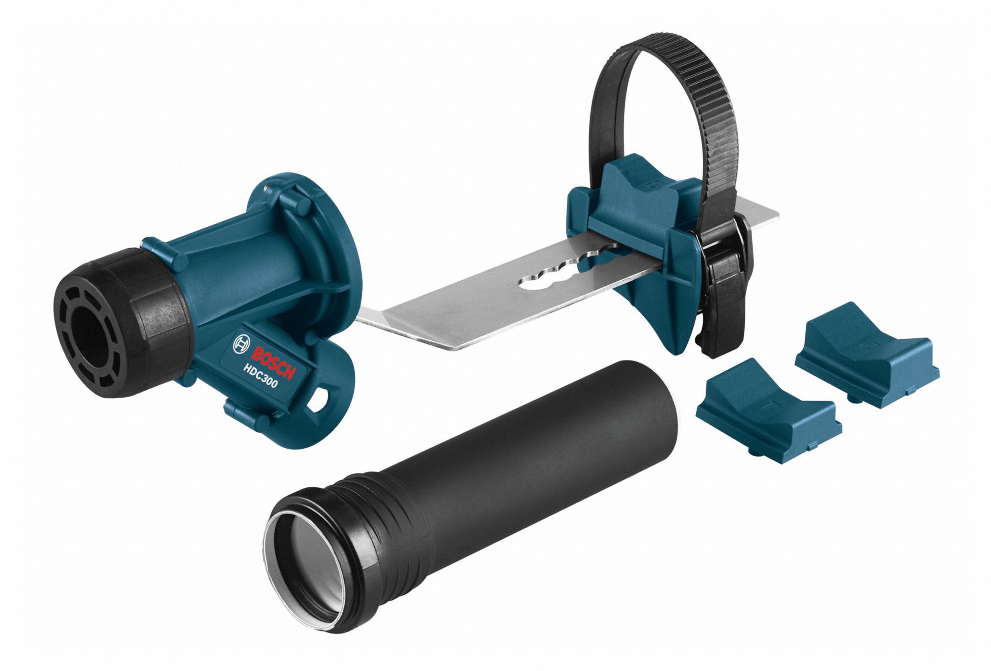 Dust Extraction Tool Attachment: On-Tool, Separate Vacuum, 3/4 in Max. Dia, SDS-Max, HEPA