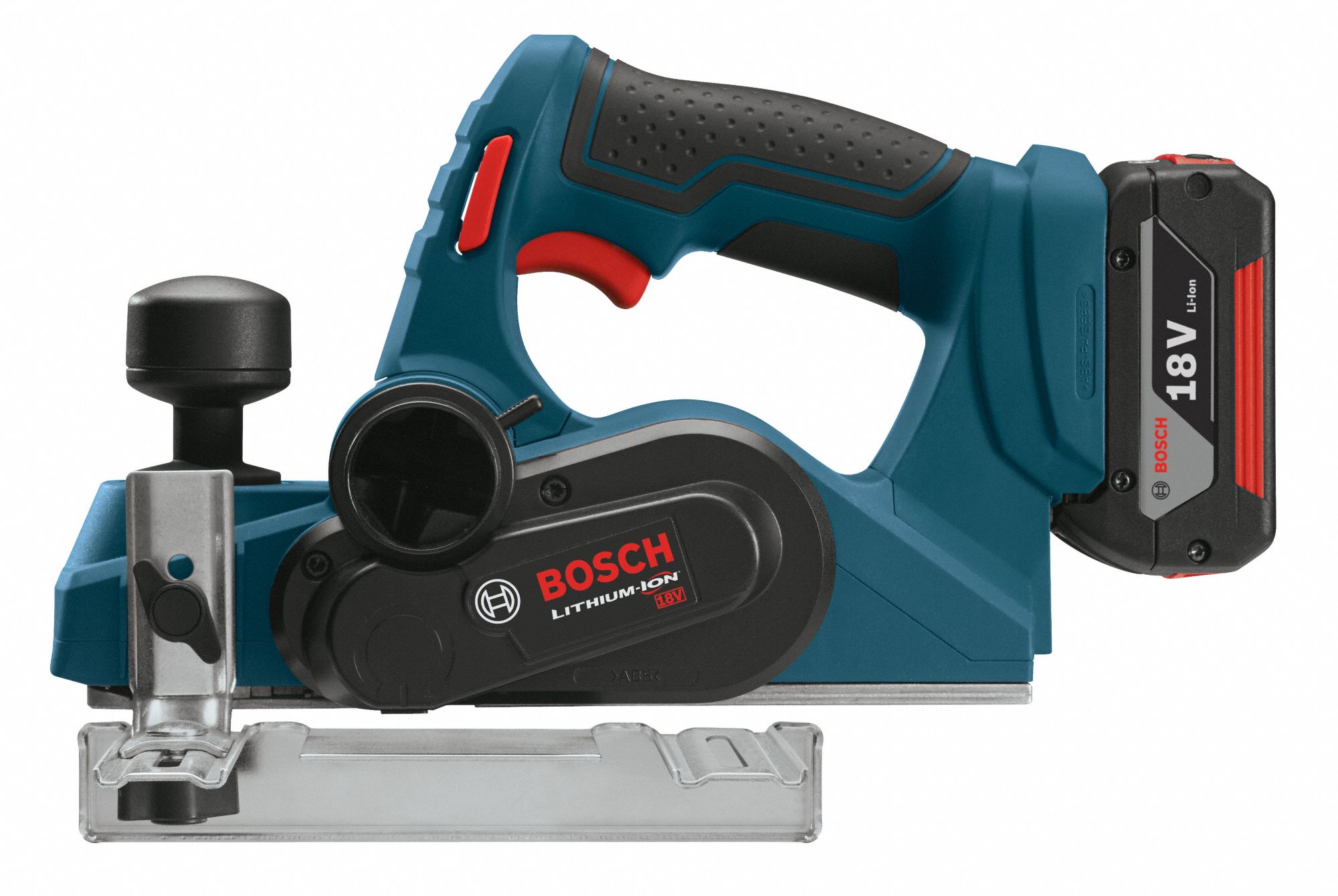 BOSCH Cordless Planer, Voltage 18.0 V LiIon, 3 1/4 in Cutting Width