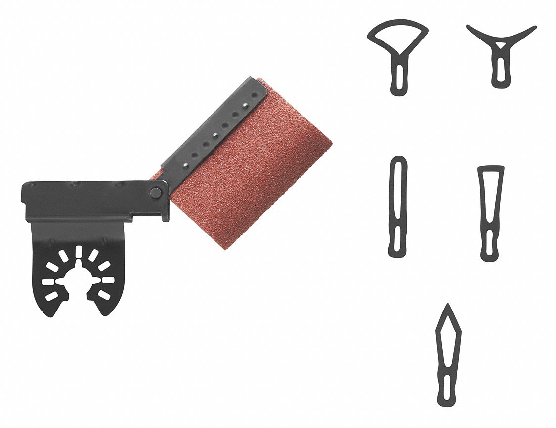 DREMEL Oscillating Tool Sanding Sheet Set 120_240_80 Grit, 9 Sheets